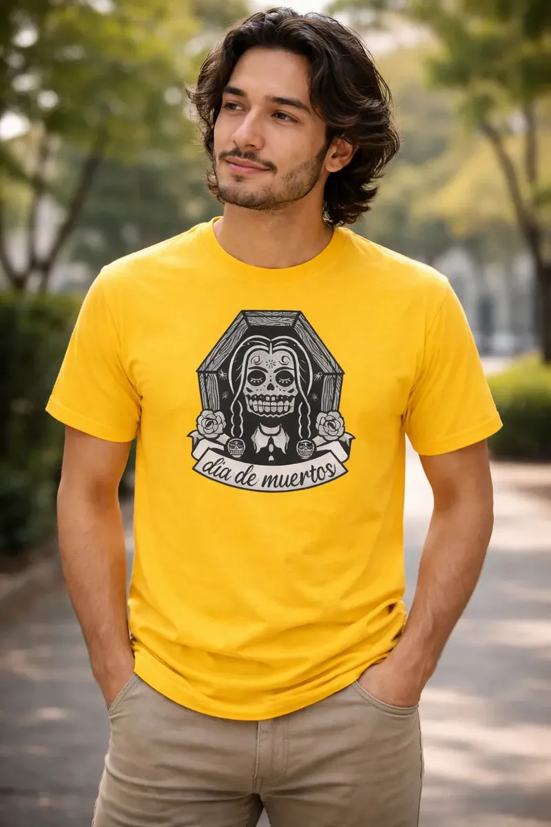 Remera: Dia De Muertos Merlina Memoestampados