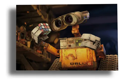D_988936-MLU80352883129_102024-O.jpg Cuadro Wall·e 428 30x40 Mdf Memoestampados