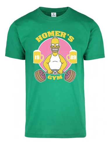Remera: Homero Gym Memoestampados