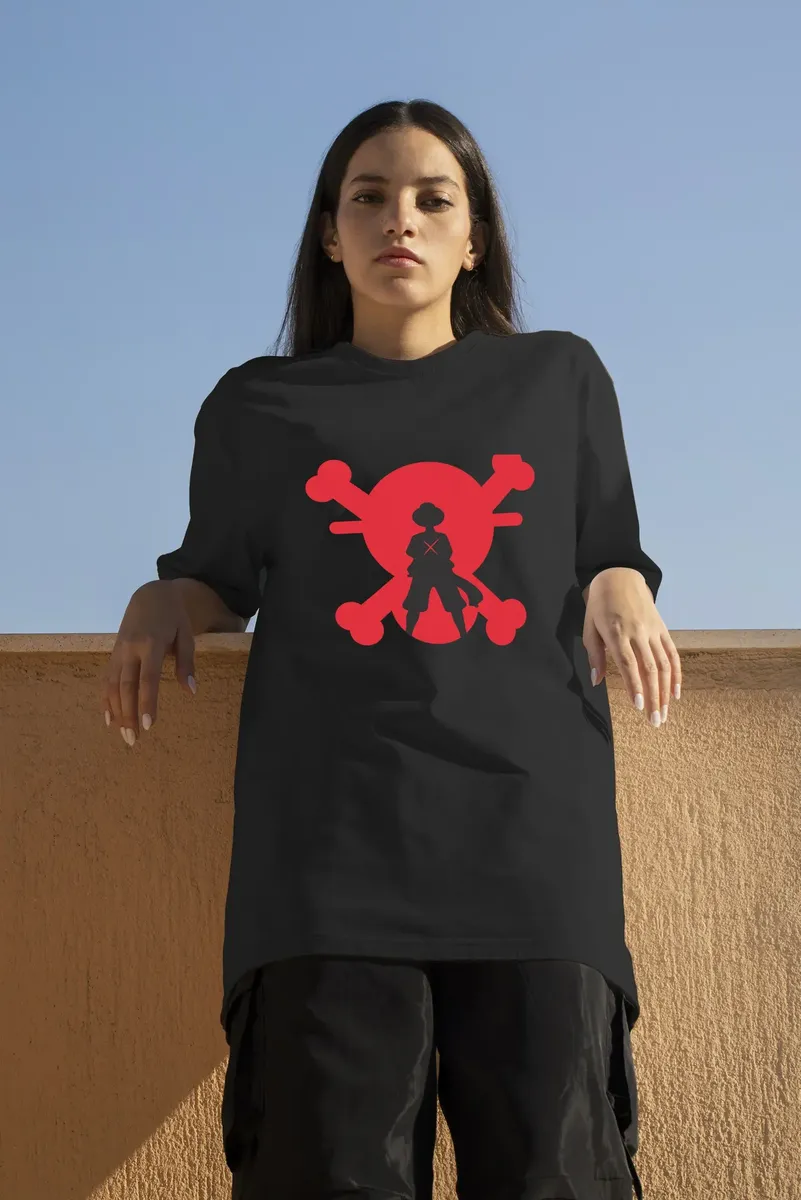 D_990392-MLU92284070474_092025-O.jpg Remera: Luffy Silueta