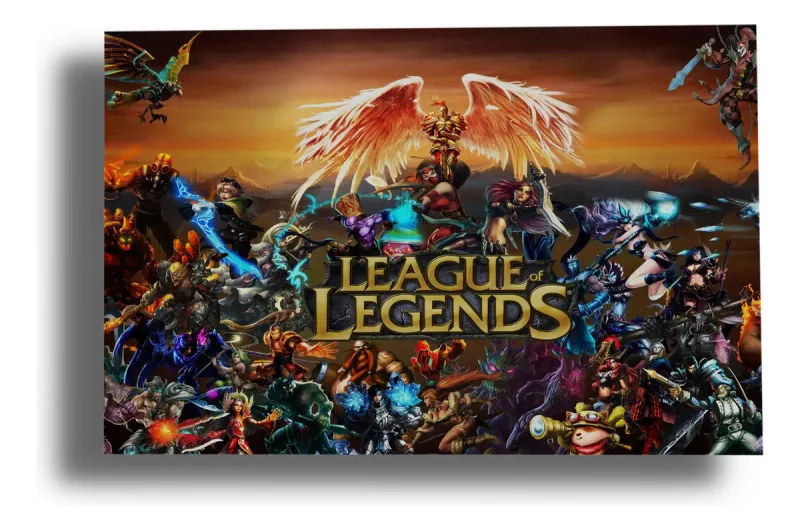 Cuadro League Of Legends 155 70x100 Mdf Memoestampados