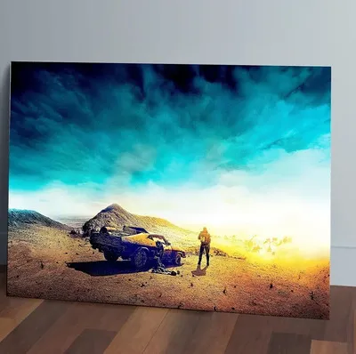 Cuadro Mad Max 70x100 Mdf Memoestampados