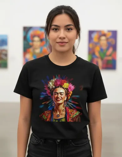 D_994535-MLU93844477524_102025-O.jpg Remera: Frida Kahlo