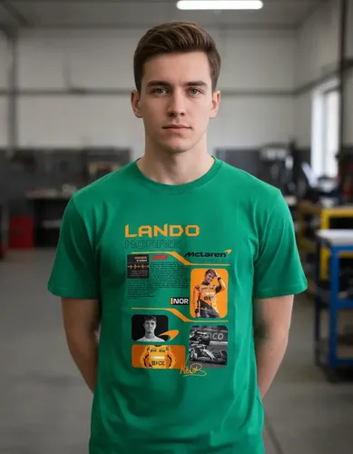 Remera: F1 Lando Norris Mclaren Memoestampados