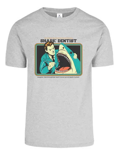 Remera: Shark Dentist Memoestampados